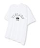 TI.GLAKE Stayfree Oversized Short Sleeve T-Shirt White