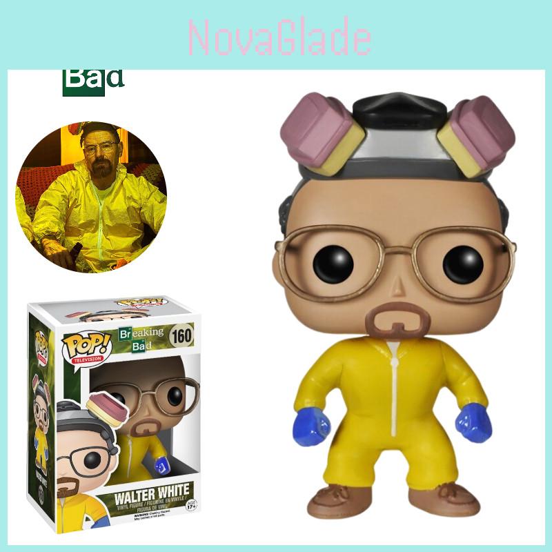 Figurine Funko Pop Breaking Bad Heisenberg Jesse Modèle 10cm Personnage d'Anime Objet de Collection