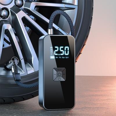 Wireless Car Air Compressor Portable Electric Car Air Pump Handheld Dual Screen Digital Display Car Tire Pump