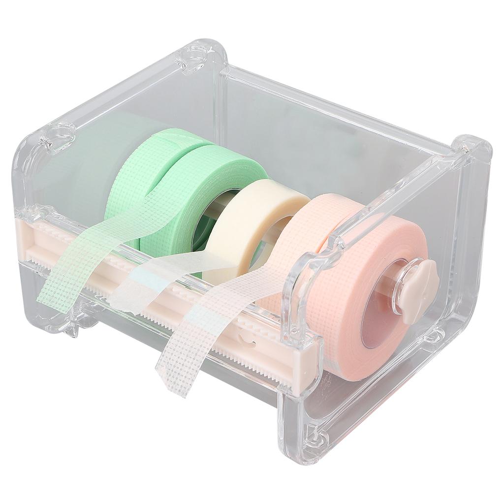 Transparent Multi Masking Tape Cutter Dispenser Visible Roll Tape Holder for   School