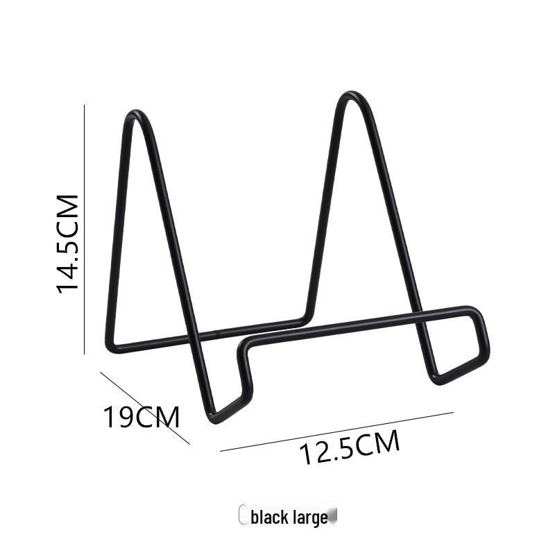 Wrought Iron Photo and Tablet Display Stand - Decorative Metal Frame Holder