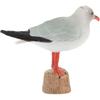 STOBOK Small Seagull Statue Nautical Bird Figurine White Seagull Statue Miniature Seagull Figure Ornaments Desk Seagull Figure Decorations