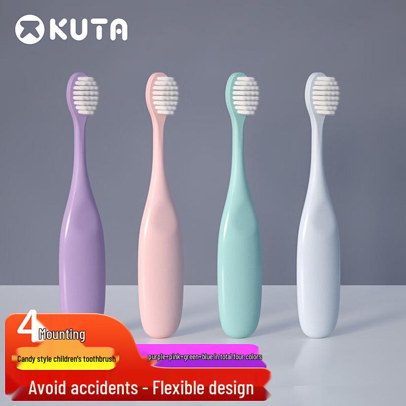 KUTA Baby Soft Bristle Toothbrush for 1-6 Year Olds