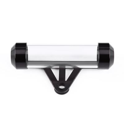 Universal Motorcycle Motorbike Secure Tax Disc Tube Cylindrical Holder Frame Waterproof Black