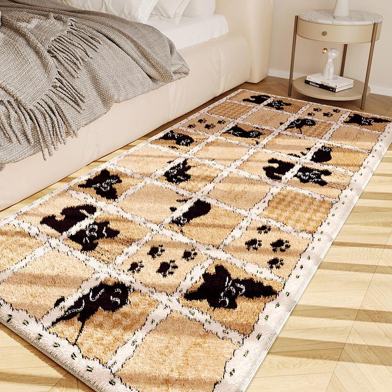 Couverture de chevet isolante d'hiver pour chambre d'enfant, Coussin pour le pied du lit, le salon, le balcon, Décoration intérieure