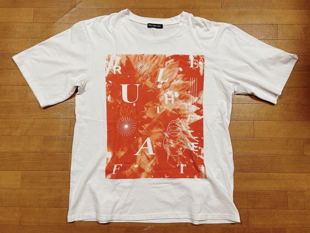 

[USED] RULE THE FATE T-shirt, White, XL, My First Story, HIRO