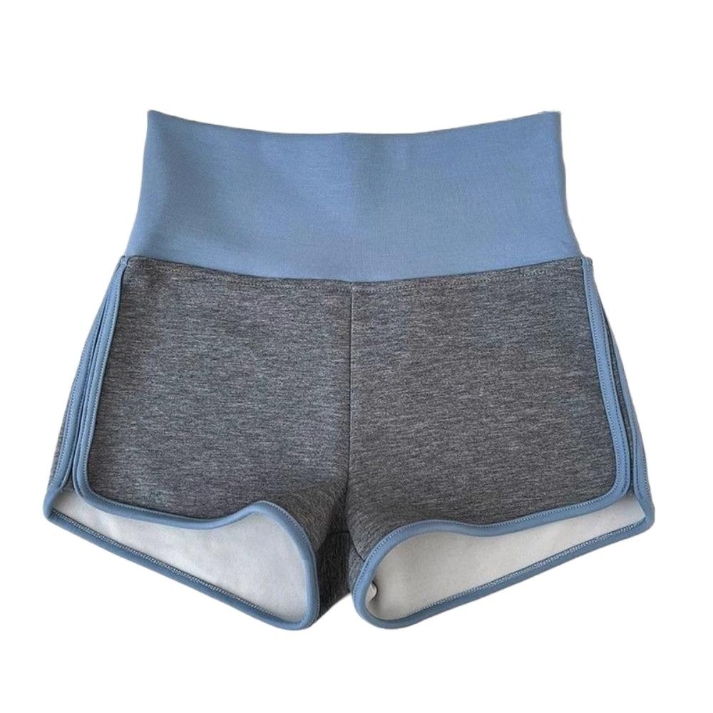 

Sweatpants Casual Sport Shorts High Waist Slim Mini Hot Pants Simple Skinny Short Pants Sport S сірий/синій