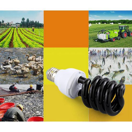 Insect Trap Light Bulbs Metal Spiral 220V Decorative UV Ultraviolet Fluorescent Light