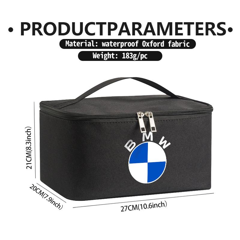 Für BMW Auto Reise Tragbare Kosmetik Toilettenartikel Bad Aufbewahrungstasche M Performance E36 E46 E60 E90 E91 E92 E93 F30 F20