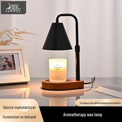 Verstellbarer Aromatherapie-Wachsschmelzer & Nachtlicht - Flammlose Schlafzimmer-Diffusorlampe