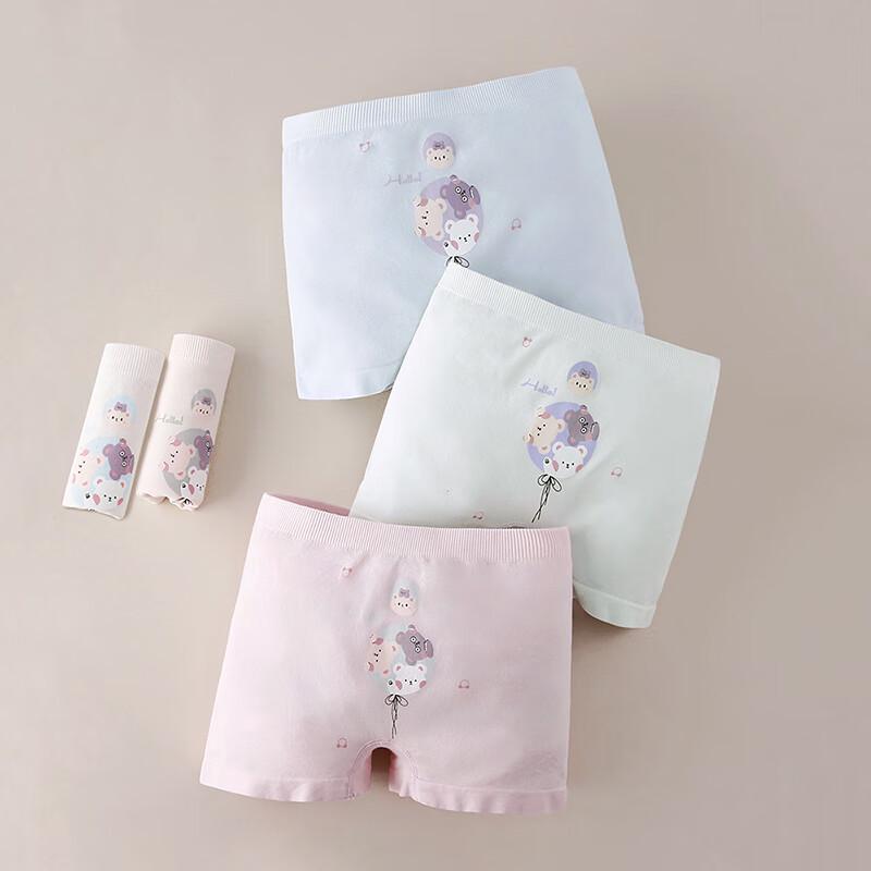 B.JOBSEN Girls  Modal Seamless Boxer Briefs (5-Pack) M