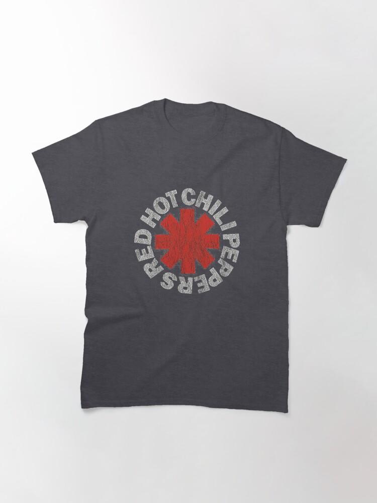 Red Hot Chili Peppers zwart rood heet Essentieel Klassiek T-shirt