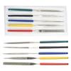 5Pcs Small Files Needle Set Pocket Files Woodworking DIY 2×100mm Triangle Square Round Flat Semicircle Hand Tool