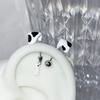 1 Pieza Orejas de Dálmata Hueso de Oreja Uña Acero Inoxidable Pendientes Lindos Para Mujeres Accesorios de Perforación Corporal