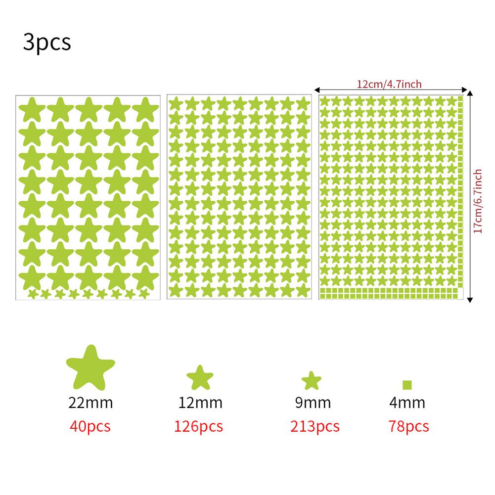 Naklejka Stars Dark Kids Room Luminous 457Pcs Naklejka Glow Nursery