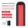 Outdoor Camping Portable Envelope Sleeping Bag - Dirt-Proof, Warm, Thick, Pure Cotton for Adults