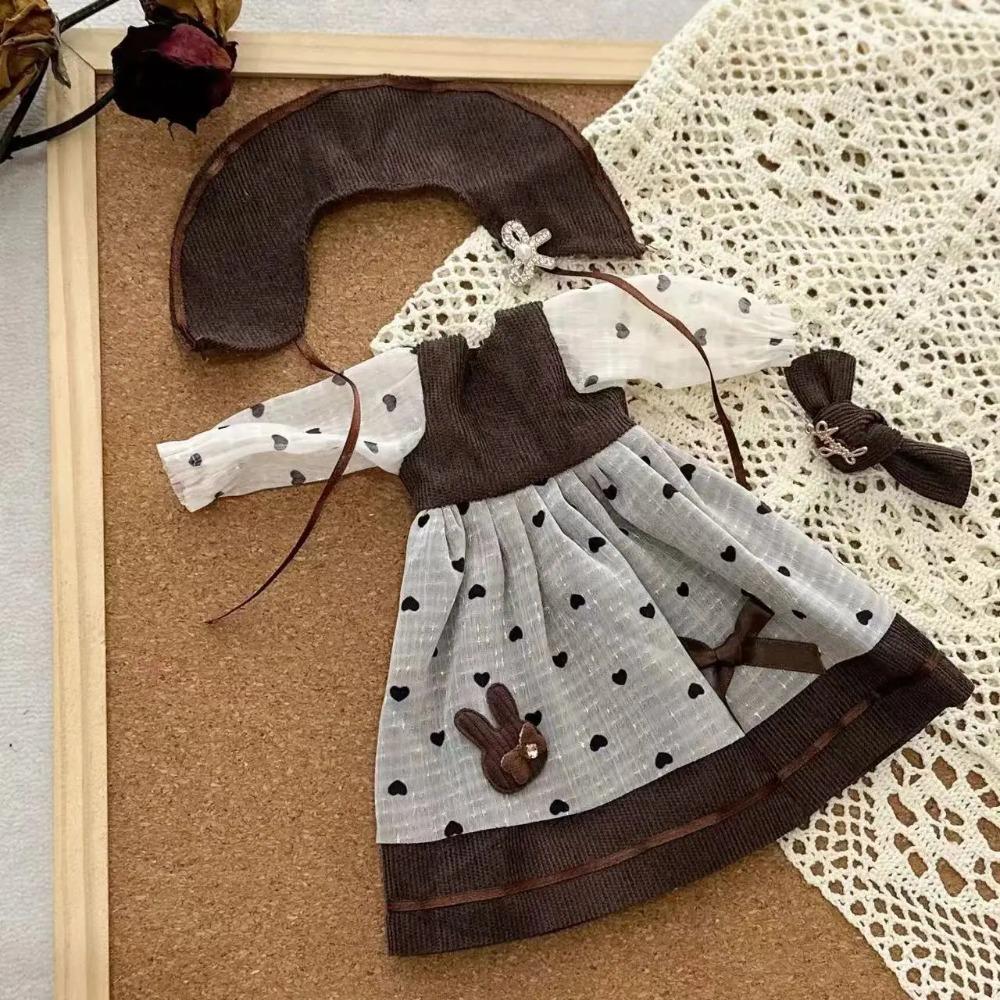 Fashion Cute 30cm Doll Clothes Replacement Clothing 1/6 BJD Doll Outfit Set Girl Toy Gift Doll Accessories