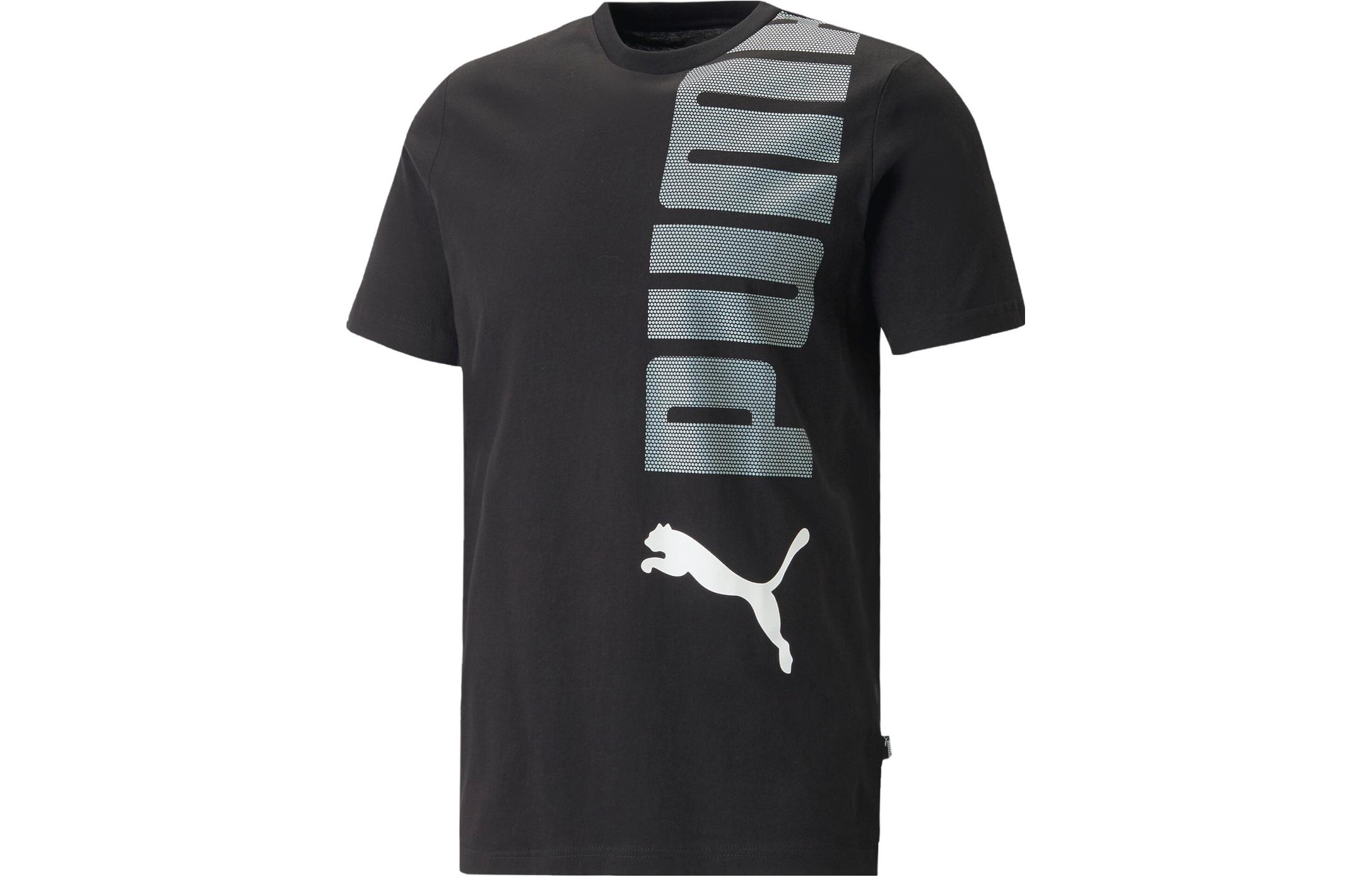 PUMA Drop Shoulder Sleeve T Shirt Men s Black 675688-01 XL