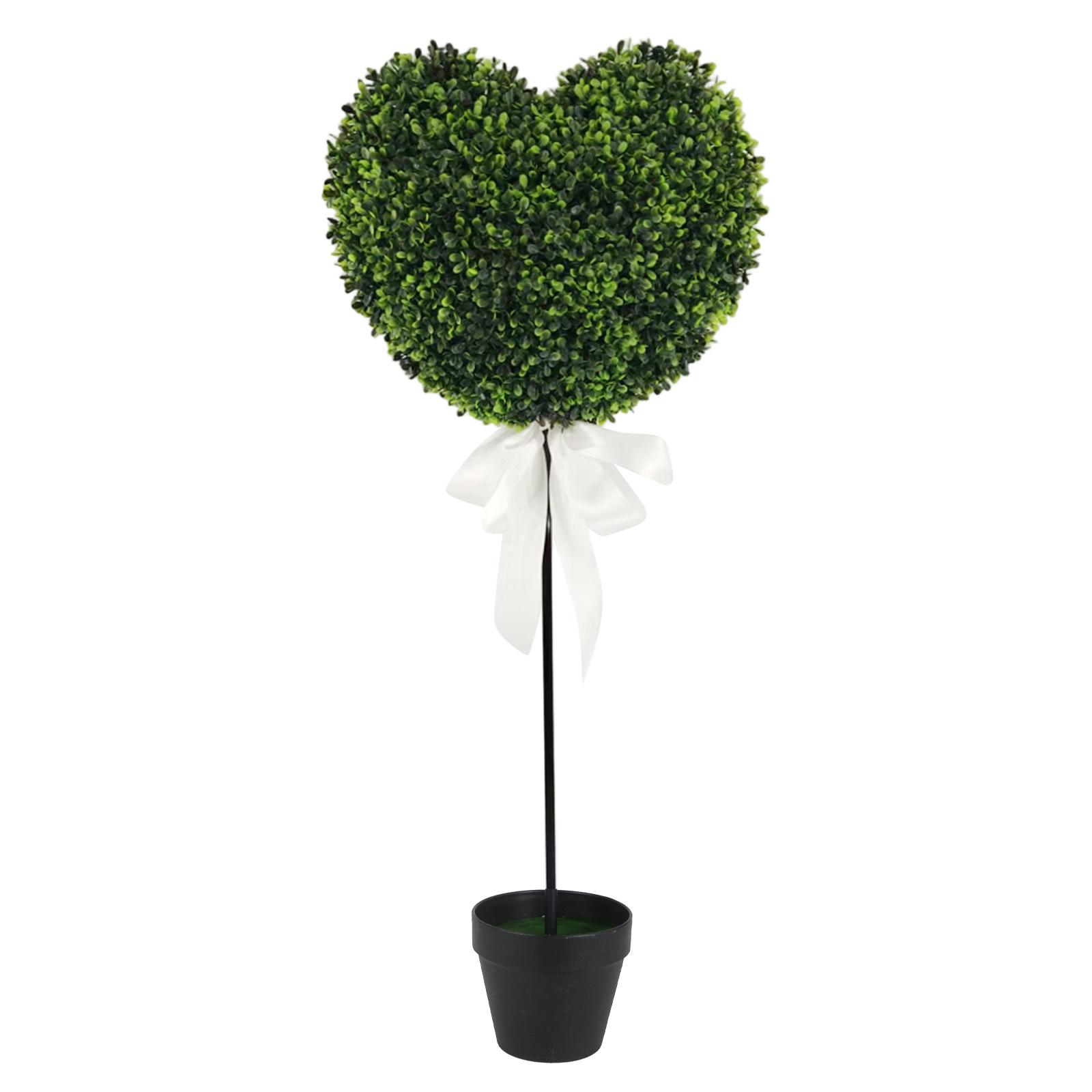 

Heart Shape Plants, Artificial, Suitable For Porch Decoration Outdoor Indoor One Size зелёный