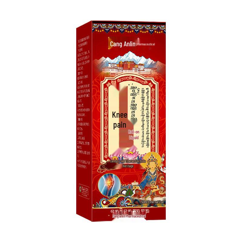 Knee Pain Relief Liquid Roller Ball for Joint Injury, Old Cold Legs, Effusion, Synovial Fluid, and Meniscus Support.