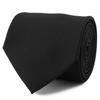 [Aoki] Formal Tie, Plain Black, for Ceremonial Occasions, Funerals, and Wakes, Men's [100% Polyester] Black (BMB19R1Q)
