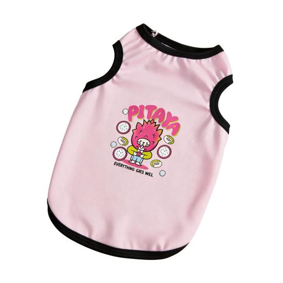 Pet Sleeveless T-Shirt Round Tank Top Neck Pet Breathable