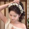 Sweet Polka Dot Bow Headband Retro Women'S Hair Clip High Crown Comb Hair Accessory