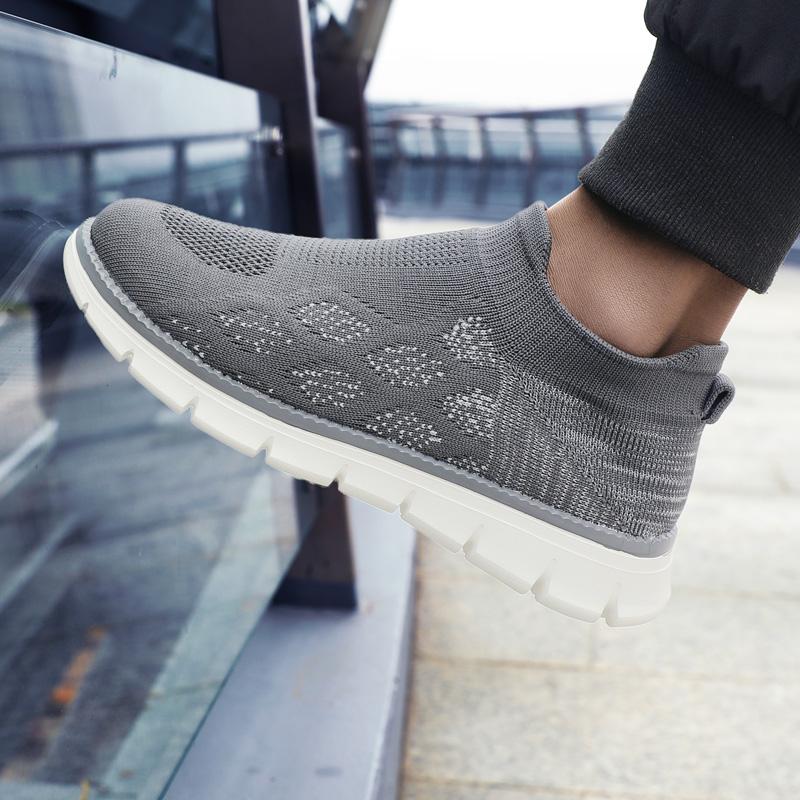 Модные новые мужские повседневные спортивные туфли большого размера — фото 5