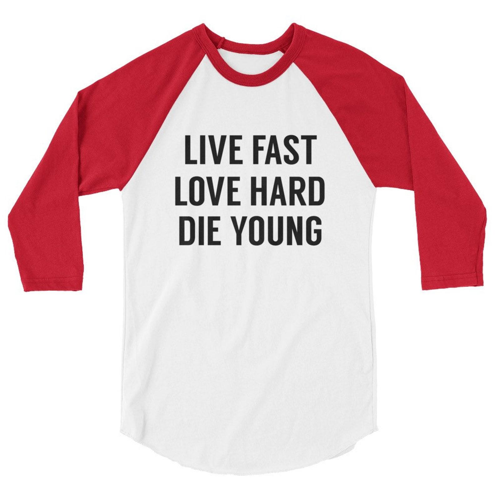 Live Fast Love Hard Die Young T-Shirt, Outlaw Country Gift, Country Music Tee, Nashville, Country Music T-Shirt, Funny, Outlaw Shirt, Cowboy L