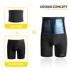 Sauna Shorts for Men Sweat Pants High Waisted Compression Underwear Tummy Control Shapewear Workout Training Capris Body Shaper Boxer Briefs