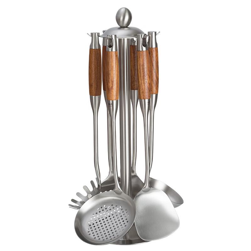 

Zhi Shi Rosewood Handle 7-Piece Household Set