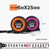 5m Durable ABS & Steel Tape Measure - Metric/Imperial, Wear & Drop Resistant