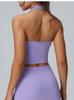 European & American Women's Sexy Yoga Skirt Set: High-End, Quick-Dry, Outdoor Sports & Tennis Fitness Outfit.