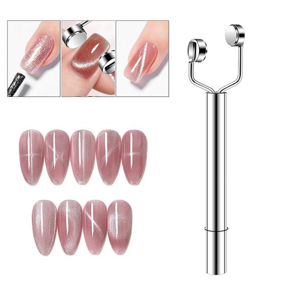 Yousheng 3-in-1 Nail Art Magnet Compact Design Portable Y-Shaped Double Head Magnetic Manicure Tool Multifunctional Nails Design Tools