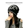 Jacquard Letter Beanie Knitted Hat Windproof Bucket Hat Versatile Beanies Hat  Autumn Winter
