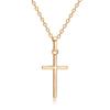 Cross Pendant Necklace Neck Chain Women and Men Religious Golden Silver Collection