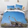 Dinosaur Duvet Cover Twin Microfiber 3D Animal Comforter Cover Jurassic World Park Dinosaur Bedding Set For Kids Teens Boys Room