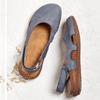 Spring and Autumn New  Shoes Single Shoes Large Size Bag Head Empty  Flat Sandals