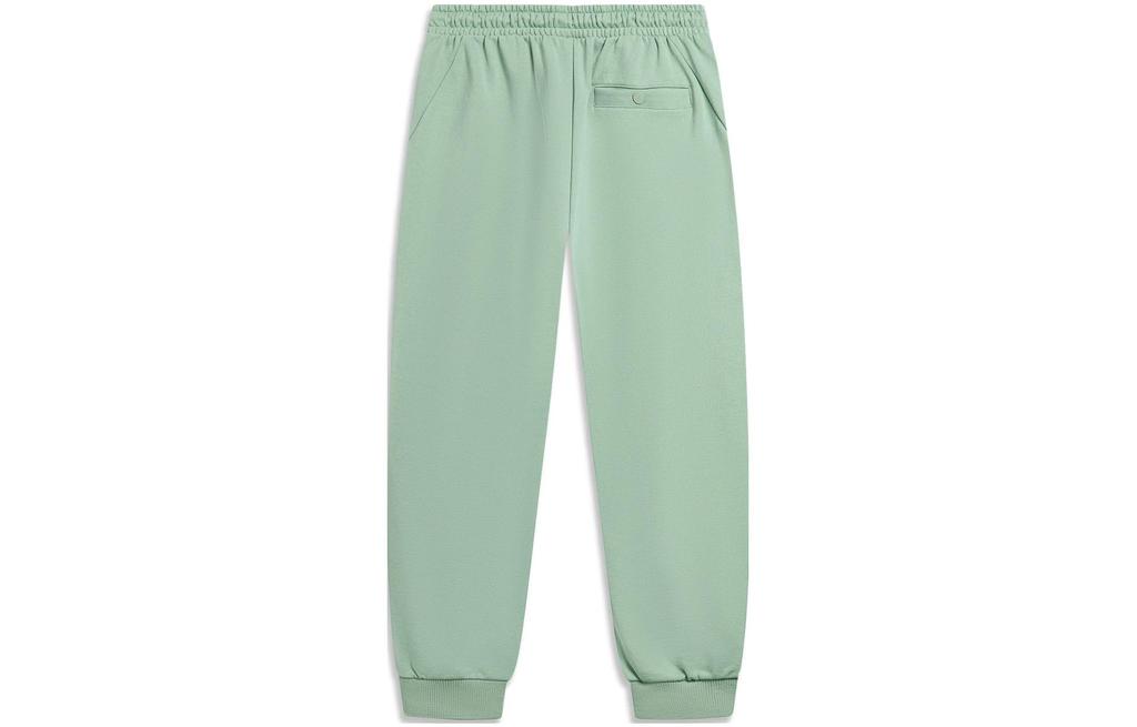 Li Ning Wade Collection Knitted Sweatpants Men's Jade Smoke Green AKLTC31-2