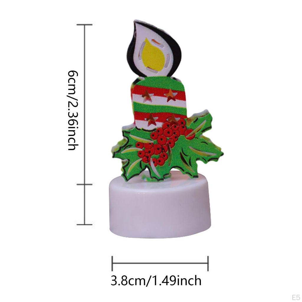 Weihnachtsstatue Nachtlicht Nachttischlampe für Heimdekoration Figur Tischschmuck Wohnzimmer
