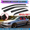 Für Honda Accord 1998-2002 Auto Seitenfenster Windabweiser Schutz Lüftung Schwarz Fenster Windabweiser Fenster Wetterfest Deflektor