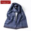 Shanghai Story Men's 100% Mulberry Silk Scarf