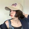 Pink Letter Baseball Caps for Women Fashion Hip Hop Cotton Peaked Hats Streetwear Girl Outdoor Sunscreen Hats