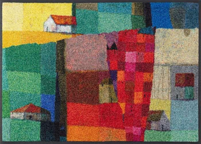 Paillasson - Venetien - Lavable - 60 x 40 cm - Antidérapant - Design élégant