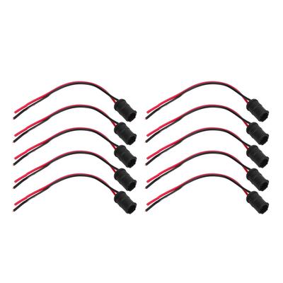 10 Pcs T10 W5W LED Socket Holder Light Bulb Extension Socket Lamp Bulb Holder for Car Motorcycle
