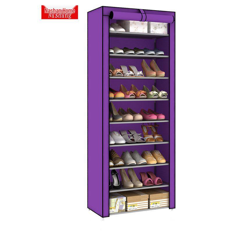 Large Capacity Multi-layer Dustproof Shoe Rack for Home, Rental, or Dormitory