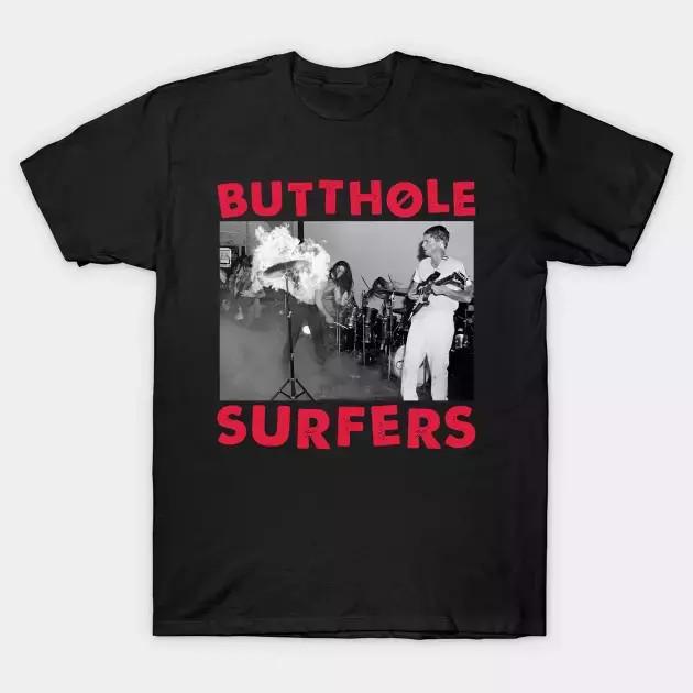 Butthole Surfers Band Men T-shirt Black Unisex Tee All Sizes S to 5XL.webp Unisex T-Shirt XXXXL