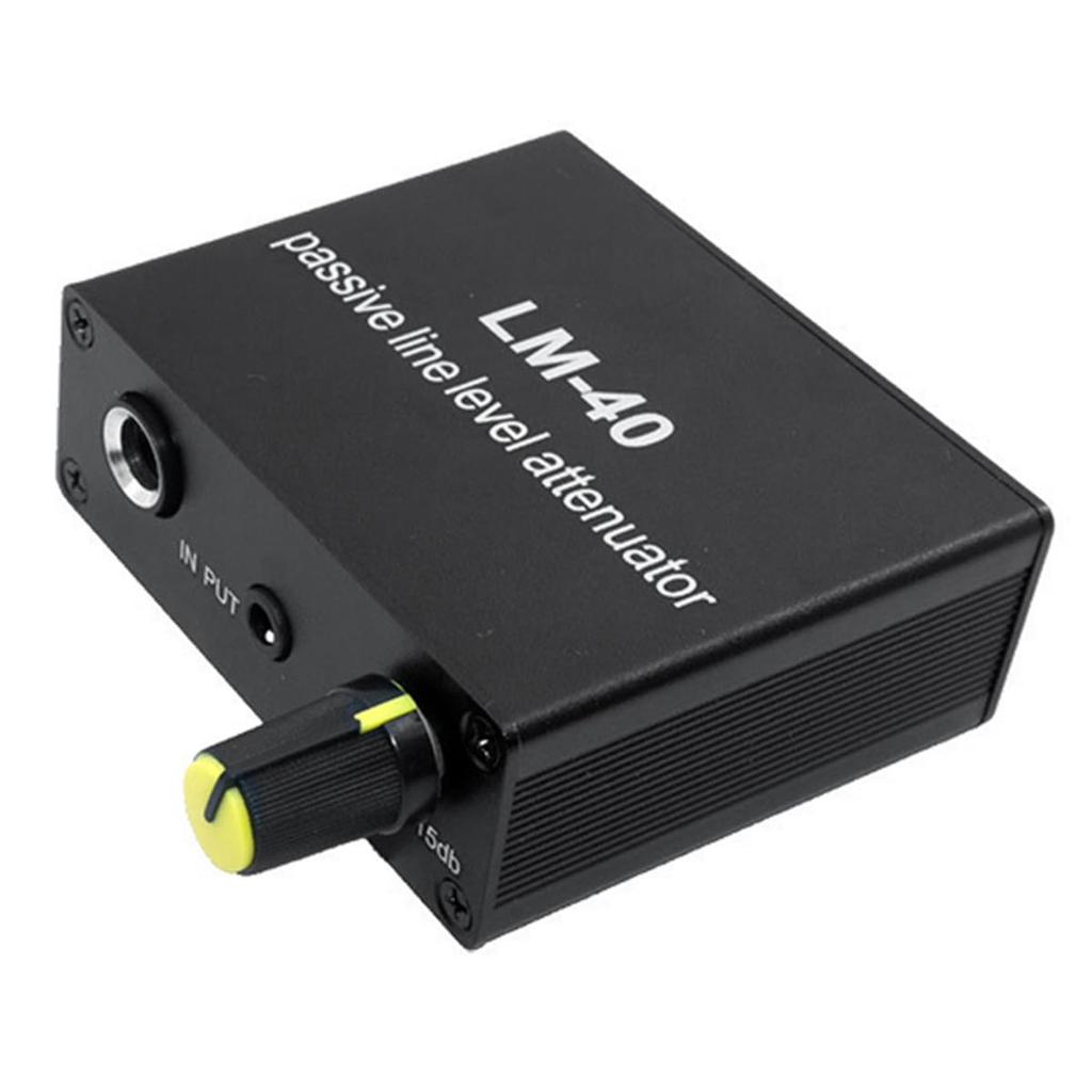 Xsdjasd Audio Passive Line Output Signal Sound Level Converter Line Attenuator, Card, Speaker, High/Low + 3.5