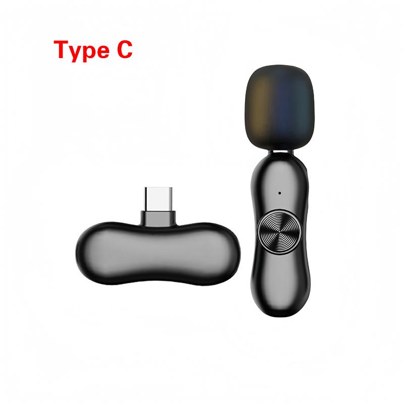 Canlı Yayın/Youtube/Facebook Canlı İçin Kablosuz Yaka Mikrofonu Tak ve Çalıştır Taşınabilir Kablosuz Gürültü Önleyici Mikrofon