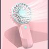 Desk Fan Handheld Fan Quiet Air Circulator Small Powerful Design for Indoor Outdoor Use Red Color